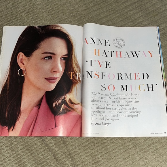 Anne Hathaway | People Magazine February 11, 2019 - Picture 4 of 6